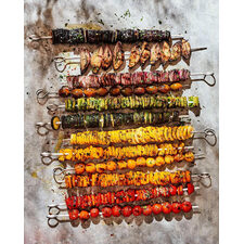 Set of 12 Non-Stick Barbecue Skewers - image 4 of 8