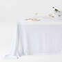 View Marin White Oversized EUROPEAN FLAX ™-Certified Linen Tablecloth - image 1 of 4