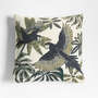 View Parrot Printed 20"x20" Juniper Green Outdoor Throw Pillow - image 1 of 3