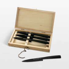 View Schmidt Brothers ® Cutlery Jet Black 4-Piece Steak Knife Set - image 1 of 4