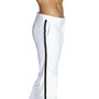 Men's TUXEDO Pants Flat Front with BLACK Satin Band WHITE CONCITOR