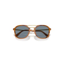 Persol 55mm Square Sunglasses, Main, color, Striped Brown