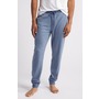 Daniel Buchler Brushed Twill Pajama Joggers, Main, color, Blue