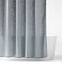 View Organic Cotton Mist Blue Merrow Stitch Shower Curtain - image 1 of 3