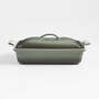 View Le Creuset ® 4 qt. Heritage Rectangular Thyme Ceramic Baking Dish with Lid - image 1 of 10