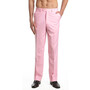 Men's Dress Pants Trousers Flat Front Slacks PINK CONCITOR