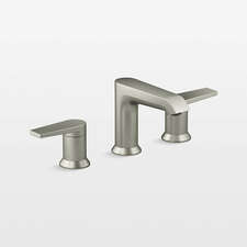View Kohler ® Hint ® Widespread Brushed Nickel Bathroom Sink Faucet - image 1 of 2