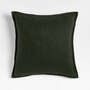 View Ficus Green 20x20 Organic Laundered Linen Throw Pillow Cover - image 1 of 10