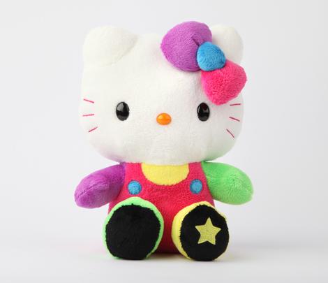 Hello Kitty 8" Plush: Neon