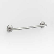View Classic Round Brushed Nickel Bath Towel Bar 18" - image 1 of 4