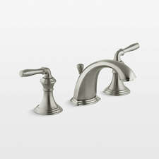 View Kohler ® Devonshire ® Widespread Brushed Nickel Bathroom Sink Faucet - image 1 of 3