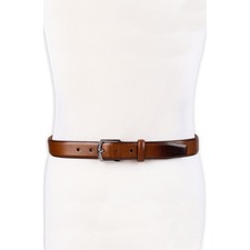 Cole Haan Lewis Burnished Leather Belt, Main, color, British Tan