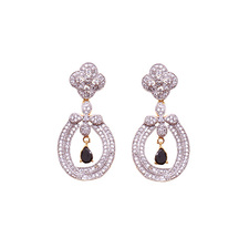 Designer Black Stone Earrings