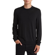 BOSS Lope Crewneck Sweater, Main, color, Black