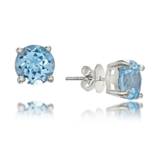 Blue Topaz Earrings