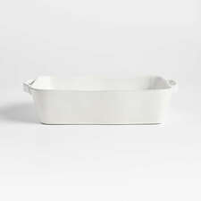 View Marin 12"x8.5" White Medium Baker with Handles - image 1 of 6