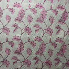 Mulberry Leaf Embroidered Linen