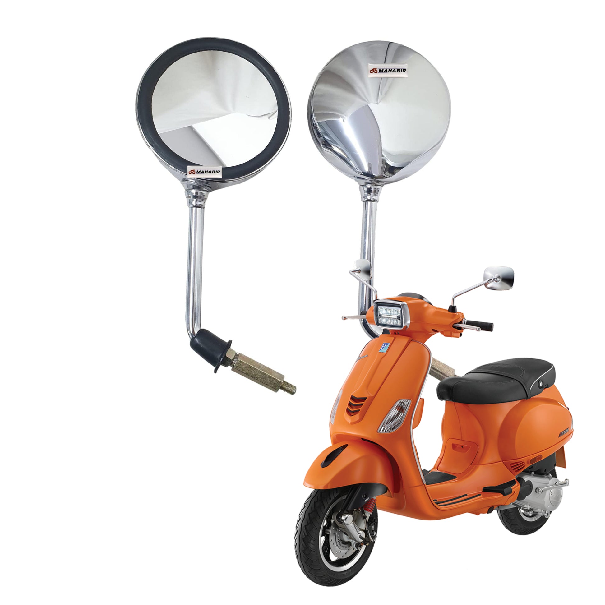 Round Mirror for Vespa – Cl...