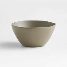 View Andres Matte Grey Outdoor Melamine Bowl - image 1 of 2