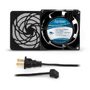 80mm Cabinet Cooling Fan Kit, Filter & Cord - 120v CAB701