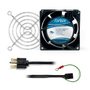 80mm Cabinet Cooling Fan Kit: Fan, Cord, Wire Guard 230v CAB800 - GardTec