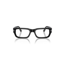 Persol Adrien 58mm Rectangular Optical Glasses, Main, color, Black