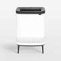 View Brabantia Bo 23.8-Gallon White Metal Divided Laundry Hamper - image 1 of 10