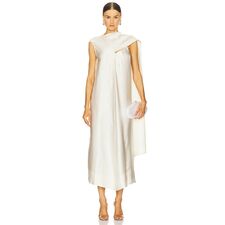 view 1 of 3 Leroy Dress in Off White