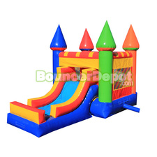 Compact Combo Moonwalk Jumper at Bouncer Depot