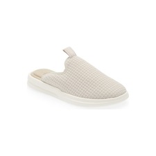 LUSSO CLOUD Pelli Waffle Knit Slipper, Main, color, Perfect Grey / Marshmallow