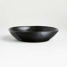 View Marin Matte Black Low Bowl - image 1 of 7