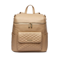 Monaco Diaper Bag | Latte Brown - Luli Bebé
