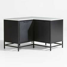 View Alfresco Black Corner Outdoor Kitchen Cabinet Set - image 1 of 11