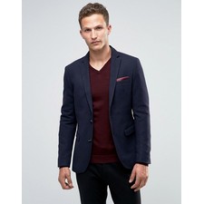  Selected Homme Tonal Check Blazer in Slim Fit