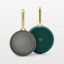View GreenPan ™ GP5 Rainforest Green Ceramic Non-Stick 2-Piece Fry Pan Set with Champagne Handles - image 1 of 6
