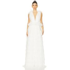 SAU LEE Sabrina Gown in White | REVOLVE