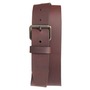 Shinola Rambler Leather Belt, Main, color, Dark Brown