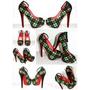 Crystal Plaid Heel: Scotland-Inspired Pumps
