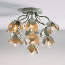 View Bouquet Sage Green 22" Kids Flower Flush Mount Ceiling Light - image 1 of 7