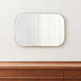 View Edge Medium Brass Rounded Rectangle Wall Mirror 36"x24" - image 1 of 11
