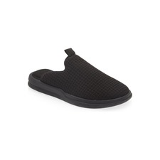 LUSSO CLOUD Pelli Waffle Knit Slipper, Main, color, Jet Black / Matte Black