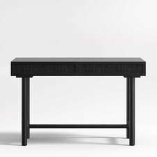 View Emmer 48" Charcoal Oak Desk with Outlet - image 1 of 10