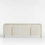 View Annie 72" Whitewash Wo...