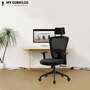 majesty black headrest ergonomic chair