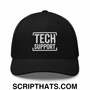 Tech Support Embroidered Mesh Trucker Hat