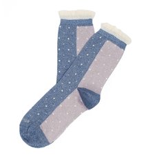 Multi Dots - Metallic Blue / Violet - Socks - Etiquette - Etiquette Clothiers NA