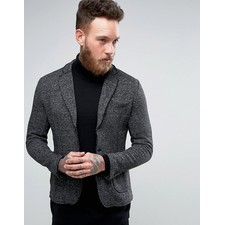  Jack & Jones Vintage Patch Pocket Blazer in Heavy Jersey