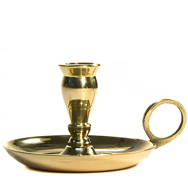 2 Inch Mini Brass Chamberstick