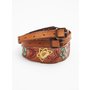 Painted Leather Waist Belt