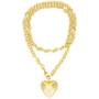 Roxanne Assoulin Heart And Soul Long Pendant Necklace in Gold | REVOLVE